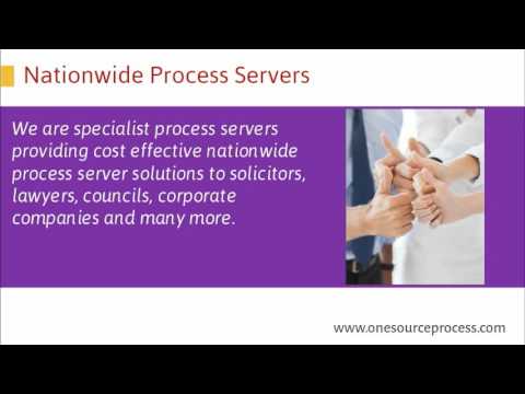 One Source Process – the recognized company of process servers ...