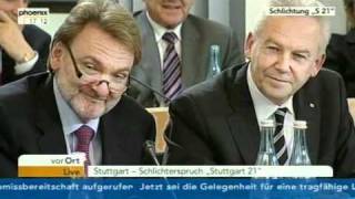 30.11.2010 S21 Schlichterspruch, Teil 7 (von 16.50 bis 17.25 Uhr)