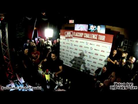 Kushal Poudel – Jack Astor’s Flair Challenge – Toronto, ON – February 8, 2012 – GoPro HD