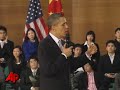 Obama Has Tough Love for China