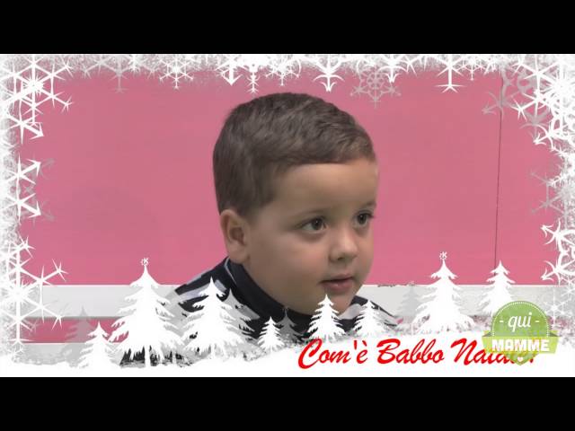 Parole di bimbi: com'è Babbo Natale?