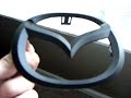 Mazda Emblem Black - Matte