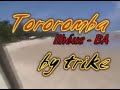 Vôo panorâmico de trike sobre praia do Tororomba - Ilhéus