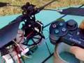 Model helicopter controlled by PS3 SIXAXIS