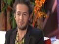 the lovely emma roberts and michael angarano pay a visit to the young hollywood studio after crossing paths alongside freddie highmore in 'the art of getting...