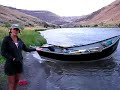 This is what people can do after fishing on the Deschutes. We aren't really going to BBQ our dog.