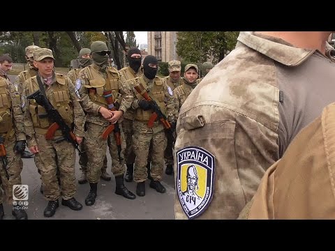 Сегодня на фронт отправилась вторая рота батальона "Сич" (видео)