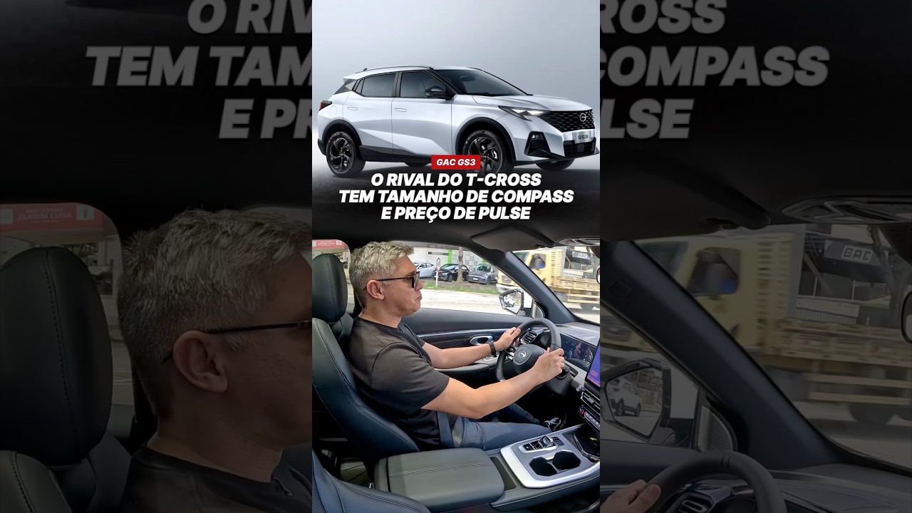 GAC GS3 • O rival do T-Cross tem tamanho de Compass e preço de Pulse