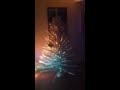 Mid-Century 7 ft Aluminum Christmas Tree With Rotating Stand & Color Light Wheel Mid-Century 7 ft Aluminum Christmas Tree With Rotating Stand & Color Light Wheel