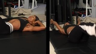 Leg Raise vs. Crunch : Fitness Tutorials