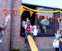 Last day of Kindergarten- Sliding out of the window