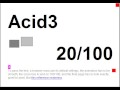 The Acid Test 3 on Mozilla Firefox 3