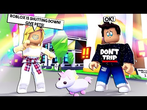 Gold Digger Says Roblox Is Shutting Down And Needs All Of My Neon