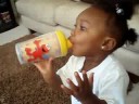 Mya NJ Drinking juice