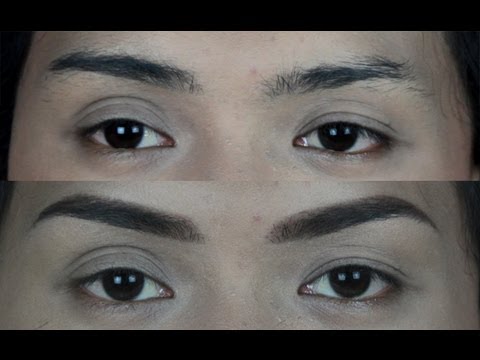 how to fix uneven eyebrows