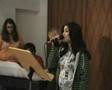 Nadine Beiler singing at an opening -  BORG Innsbruck