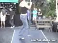 Pole Dance Face Plant