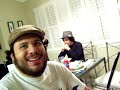 we went to lexa's and i took my clippers so corey could trim his shaggy mane of a beard, here is the video evidence.