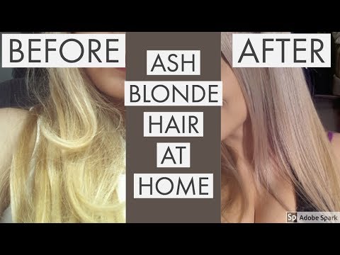 how to dye yellow hair blonde