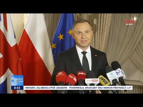 Prezydent A. Duda spotkał się z brytyjską premier