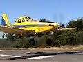 Air Tractor aterrizando con viento   La Colcha Curanilahue
