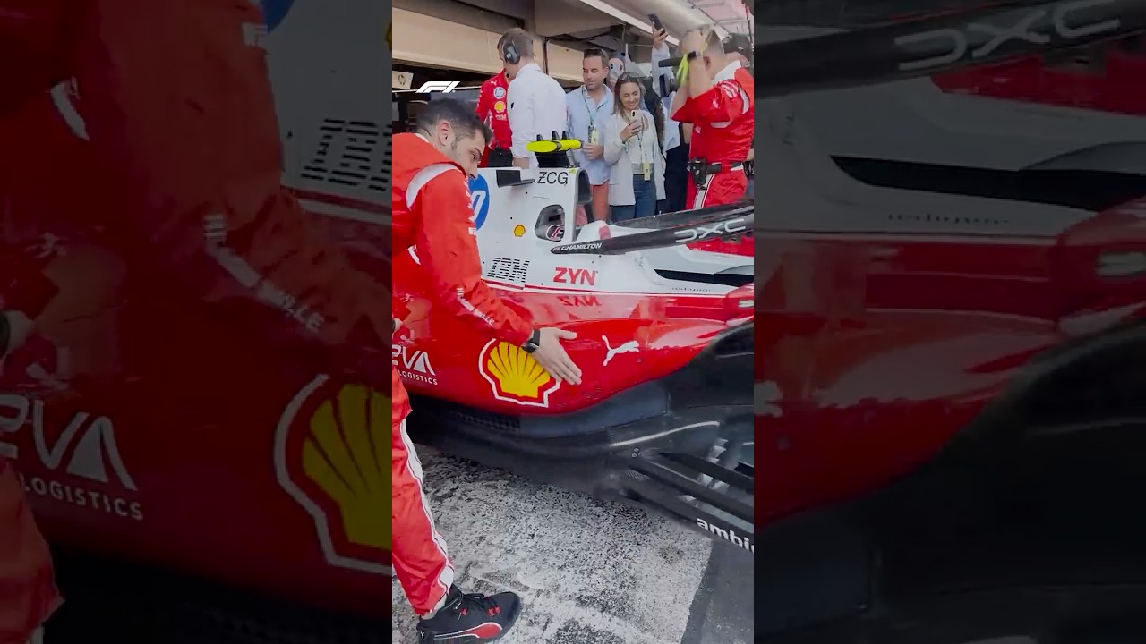 A Tap Of Appreciation For Hamilton's Car 🤩😮‍💨