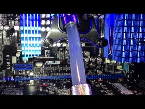 how to drain pc water-cooling system