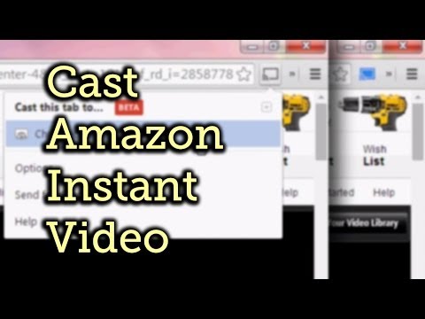 how to chromecast from amazon