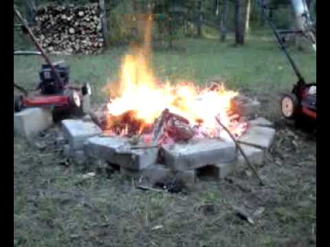 Duel lawmowers fire starter