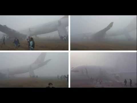 Turkish Airlines Flight 726 Skids Off Runway Durning Landing at Nepal Airport
