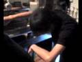 cool barista dancing