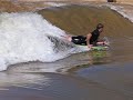 Standing wave body surfing Standing wave body surfing