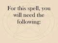 Spell #1 - Healing a Broken Heart