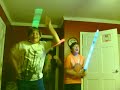 Lightsaber battle Lightsaber battle