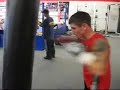 Matt Remillard Works the Heavy Bag Matt Remillard Works the Heavy Bag