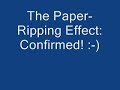Baby laughing hysterically: the Paper-Ripping Effect