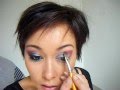 Tutoriel Maquillage: Tons Gris Rose Et Bleu
