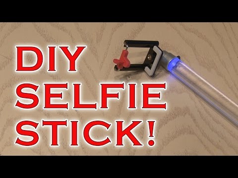 how to attach selfie stick