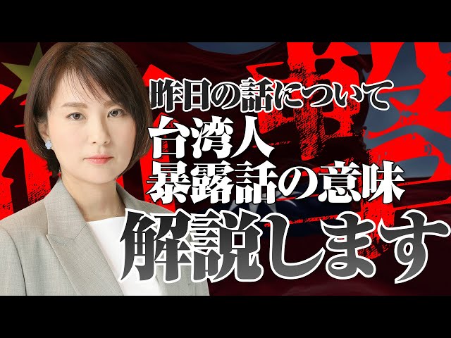 深田萌絵『台湾独立には憲法改正が不可欠』