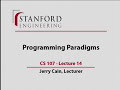 Lecture 14 | Programming Paradigms