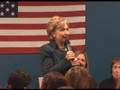 Sen. Hillary Clinton on gender based voting