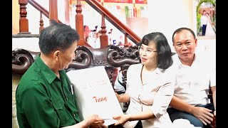 Phó Bí thư Tỉnh ủy Trịnh Thị Minh Thanh thăm, tặng quà người có công tiêu biểu tại TP Uông Bí