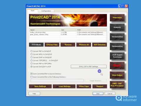 Print2CAD 2014 demonstration