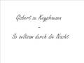 Gisbert zu Knyphausen So seltsam durch die Nacht