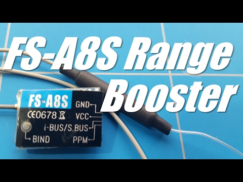 FS A8S Flysky Receiver Mods Antenna Range Booster