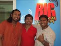 naresh iyer, devan and ranjith at big 92.7 fm studios