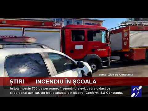 Incendiu în școală