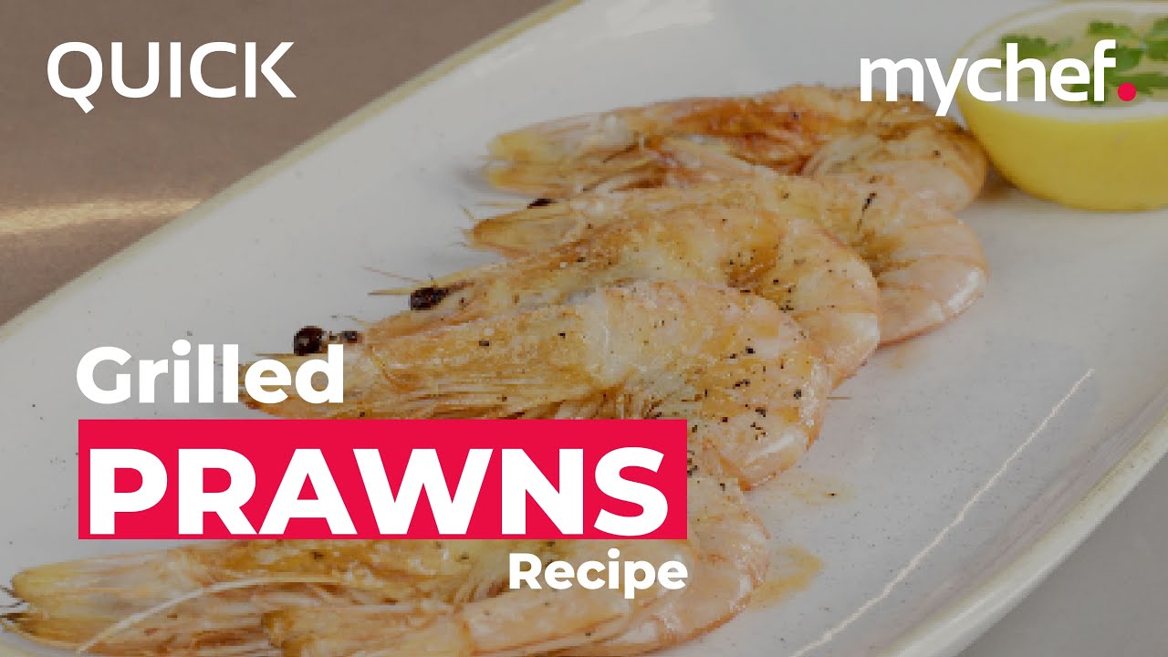 Grilled prawns in 2 minutes with Mychef QUICK