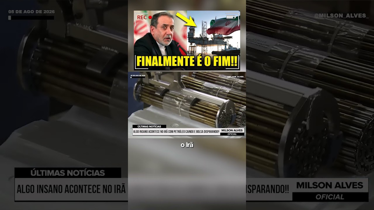 Algo INSANO ACONTECE no Irã com petróleo caindo e BOLSA DISPARANDO!!