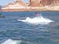 Jen and Sam Wakeboarding at Lake Powell